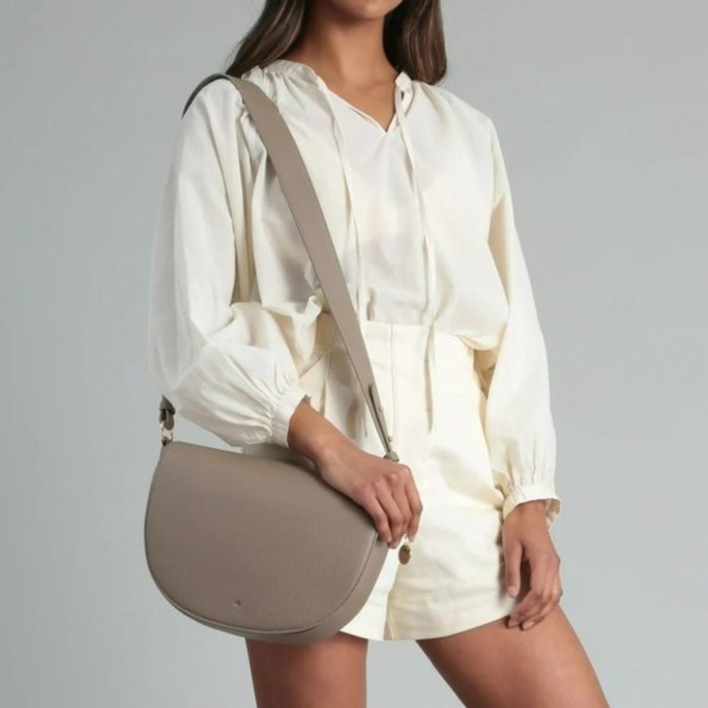 Ela Saddle Bag Taupe